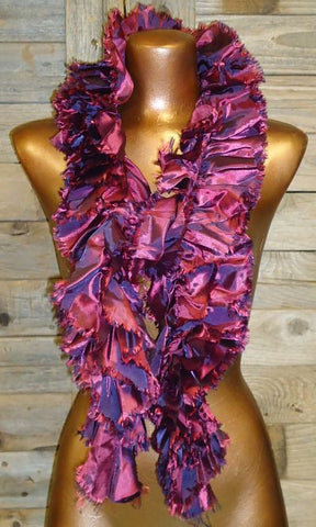 #30008A Fuscia Truffle Scarf