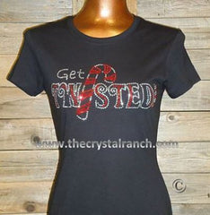 TH073 Get Twisted! Rhinestone Tee