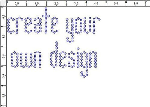 got milk? 1.5" Font Clear Rhinestones Create Your Own