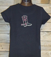 GTR101 This Princess Wears Spurs Rhinestone Tee