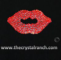 DY230 Lips Rhinestone Decal