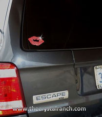 DY230 Lips Rhinestone Decal