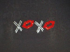 TH119 Meet Me under the Mistletoe! Rhinestone Tee