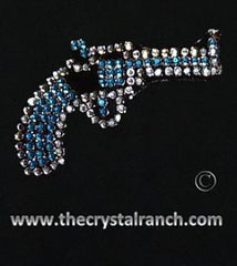 D101 Pistol Rhinestone Decal