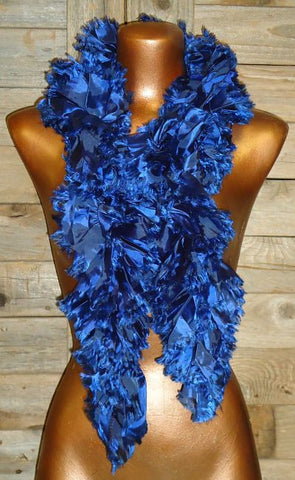 #30004A Royal Blue Truffle Scarf