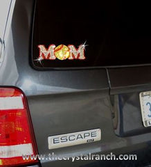 D002 Softball Mom Rhinestone Decal