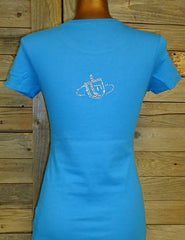 TH030 Spin My Dreidel Rhinestone Tee