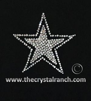 DY074 Star Rhinestone Decal