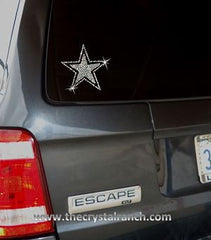 DY074 Star Rhinestone Decal