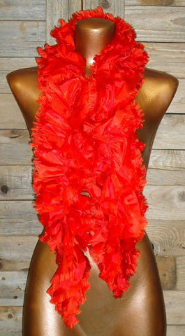 #30005A Tangerine Red Truffle Scarf