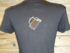 TB029 Group Therapy Beer Rhinestone Tee
