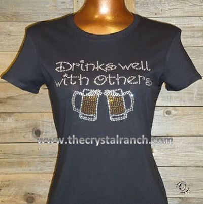 TB034 Drinks Well with Others- Beer Tee