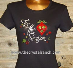 TH086 Tis the Season! Rhinestone Tee
