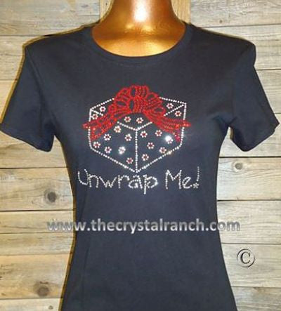 TH083 Unwrap Me! Rhinestone Tee